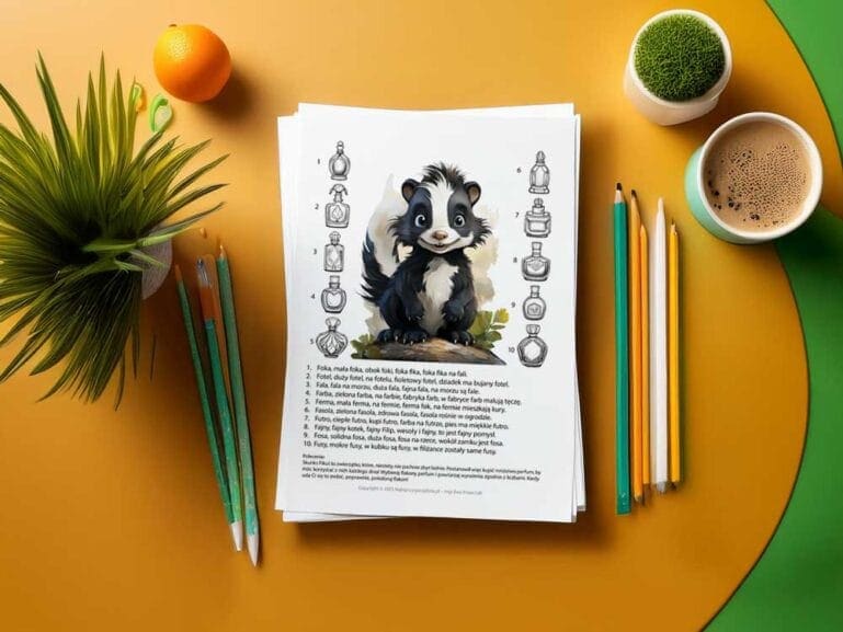 Zeszyt logopedyczny nr 2 – Kolorowy świat głoski F - PDF do pobrania - obrazek 2