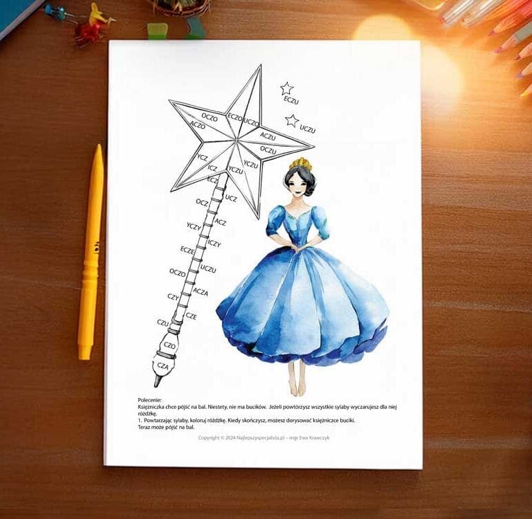 głoska cz karta pracy nr 18 pdf do pobrania