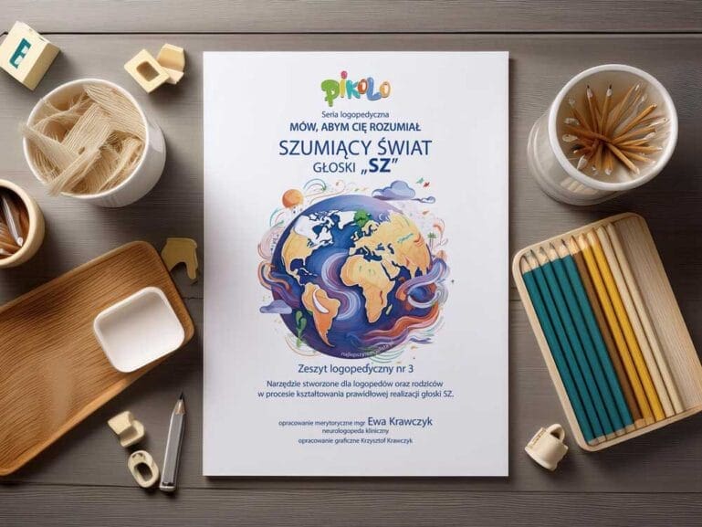 Szumiący świat głoski SZ - zeszyt logopedyczny nr 3 - pdf - okładka
