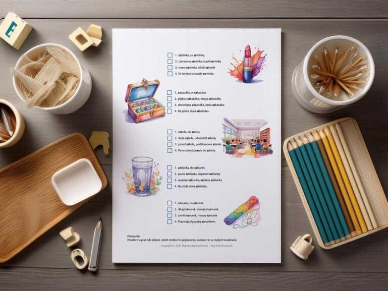 Szumiący świat głoski SZ - zeszyt logopedyczny nr 3 - pdf - wyrażenia